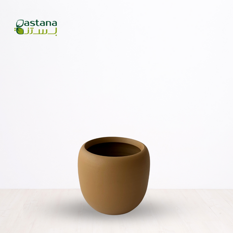 CERAMIC POT ( Mustard )
