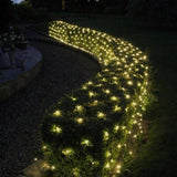 إضاءة تجميلية للحدائق - شبكة ديكورية مضاءة