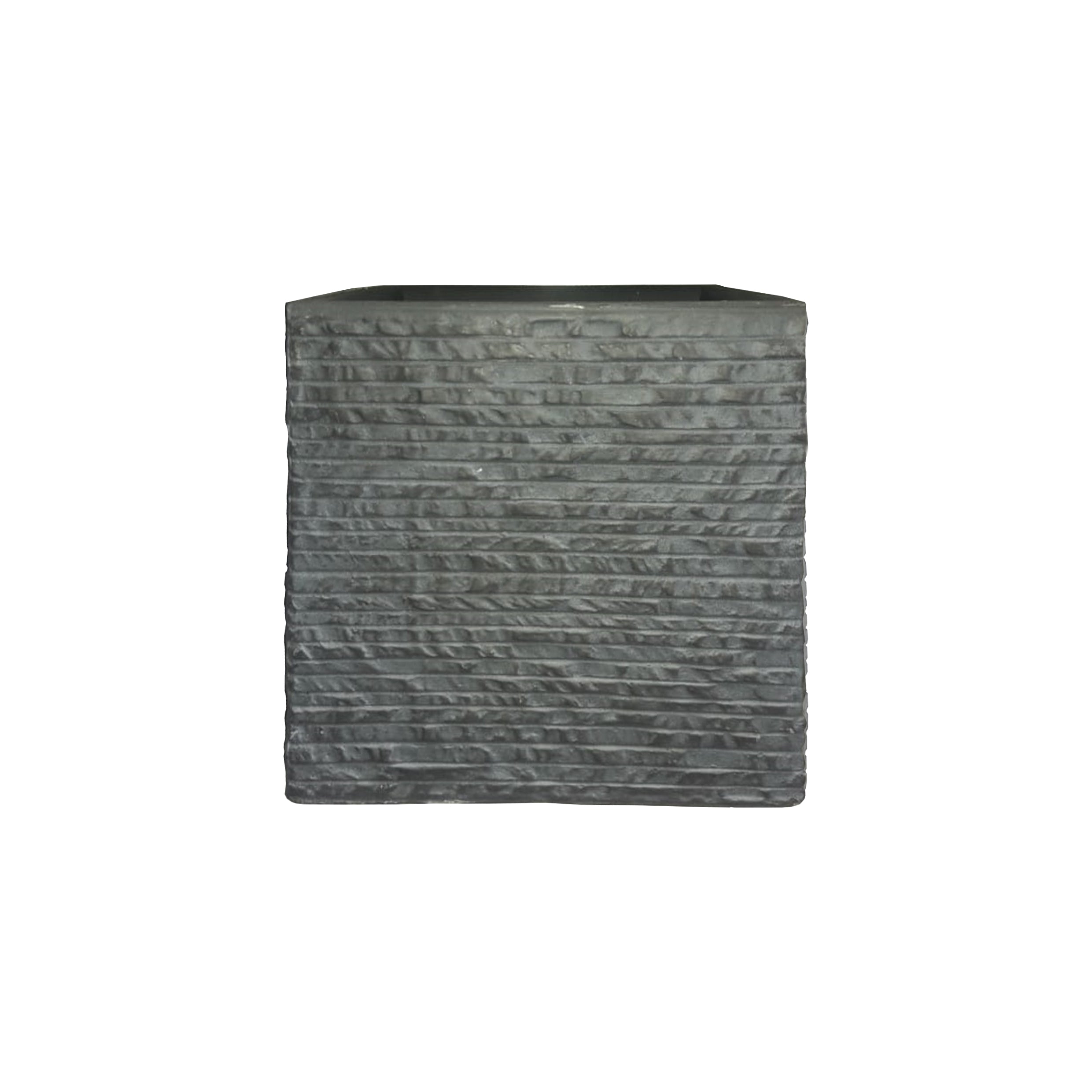 مركن مربع بشكل الطوب الطبيعي مصنوع من الطين والفيبرجلاس