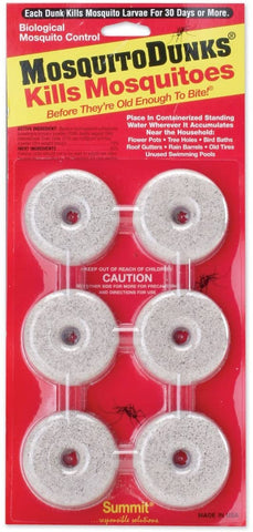 مبيد طبيعي صديق للبيئة للتخلص من ناموس حمي الضنك يوضع في مواقع تجمعات المياه الراكدة والرطوبة المرتفعة