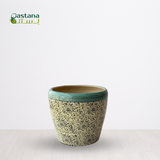 Ceramic Pot #1, Blue Top