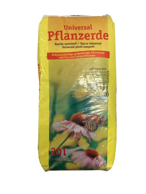 Potting Soil, Organic matter ( 93.1%), pH 5.5:6.0. -  40 Liter bag – German