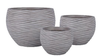 Oval Shape Fiber Clay Pots - China