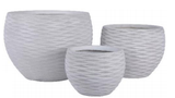 Oval Shape Fiber Clay Pots - China