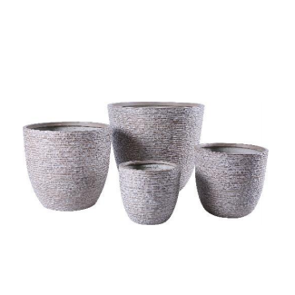 Bell Shape Fiber Clay Pots - China