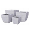Polygon Shape Fiber Clay Pots - China