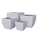 Polygon Shape Fiber Clay Pots - China