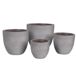 Bell Shape Fiber Clay Pots - China