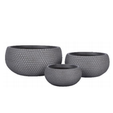 Bowl shape Fiber Clay Pots- China