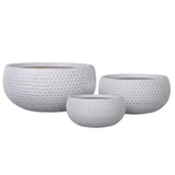 Bowl shape Fiber Clay Pots- China