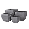 Polygon Shape Fiber Clay Pots - China