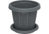 Cedargrain pot with Tray