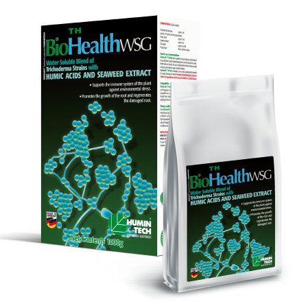 Organic fertilizer based on humic acid (potassium humate), seaweed and Trichoderma