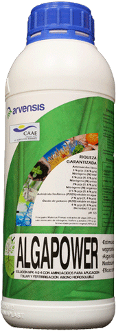 Organic additive ALGAPOWER,  Soil conditioner. Made in Spain