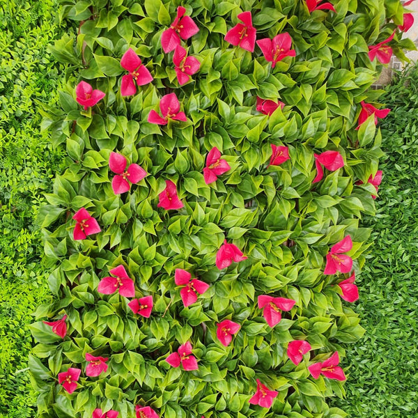 Bougainvillea Pink Artificial Vertical Garden