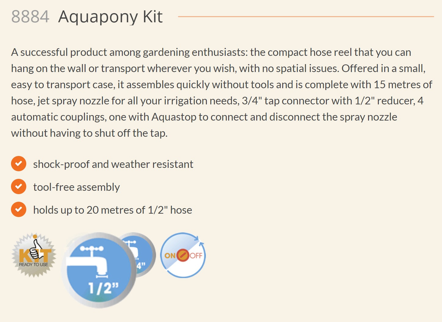 Claber Aquapony Kit
