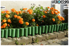 PalGarden garden palisade GREEN 2.5 m length - height 12.5 cm above soil surface- width 6 cm.
