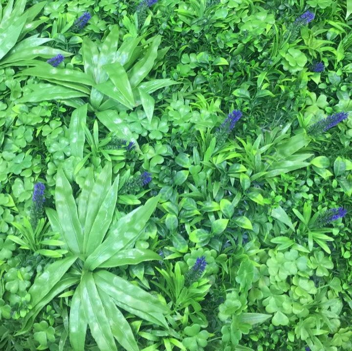 مغطيات نباتية صناعية - حدائق جدارية الزهور الزرقاء 